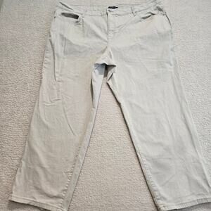 Bandolino Jeans Mandie Beige High-rise Size 24W Short